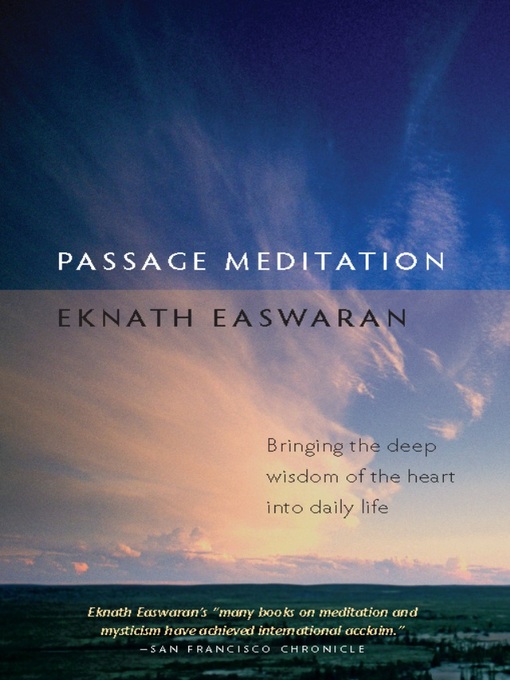 Title details for Passage Meditation by Eknath Easwaran - Available